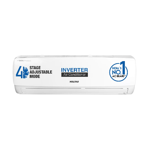 Voltas 1 Ton 3 Star, Inverter Split Air Conditioner(Copper, 4-in-1 Adjustable Mode, Anti-dust Filter, 2024 Model, 123V Vectra Elegant, White)-https://media.vyaparify.com/vcards/products/256407/product_1748100635_6831e61bd8723.png Image
