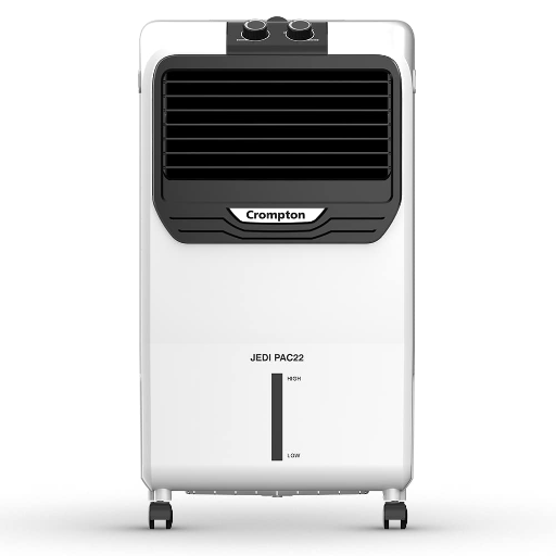 Crompton JEDIPAC 22 Litre Personal Air Cooler for home | Honeycomb pads | 4-way Air Deflection | Ice Chamber | Everlast Pump | Inverter Compatible-https://media.vyaparify.com/vcards/products/256420/product_1748101297_6831e8b1cff19.png Image