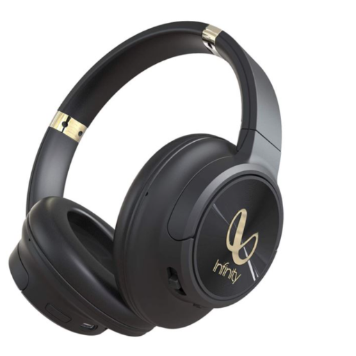 Infinity (JBL) Glide 4000, Wireless Over Ear Headphone with Mic, Upto 50Hrs Playtime, 40mm Dynamic Drivers, 4 EQ Modes, NFC, AUX & Bluetooth 5.0 with Voice Assistant Support for Mobile Phones (Black)-https://media.vyaparify.com/vcards/products/256745/product_1748180144_68331cb0c0e98.png Image