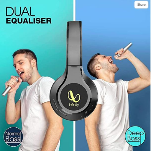 Infinity (JBL) Glide 510, 72 Hrs Playtime with Quick Charge, Wireless On Ear Headphone with Mic, Deep Bass, Dual Equalizer, Bluetooth 5.0 with Voice Assistant Support (Red)-https://media.vyaparify.com/vcards/products/256759/product_1748180886_68331f962d294.png Image
