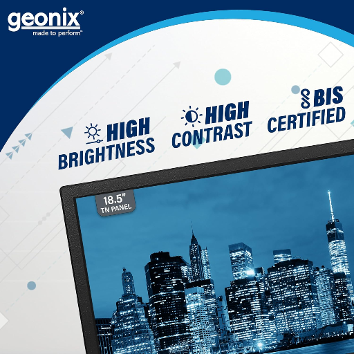 GEONIX GXTF-WVHDF185 18.5" (47cm) LED Monitor – HD, VGA & HDMI, 3-Year Warranty-https://media.vyaparify.com/vcards/products/257627/product_1748240047_683406afd2e42.png Image
