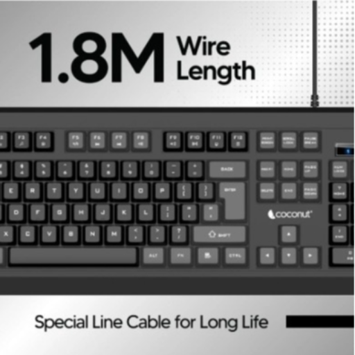 Keyboard Coconut Steel-K27 USB Black Gray-https://media.vyaparify.com/vcards/products/257713/product_1748241017_68340a7972c27.png Image
