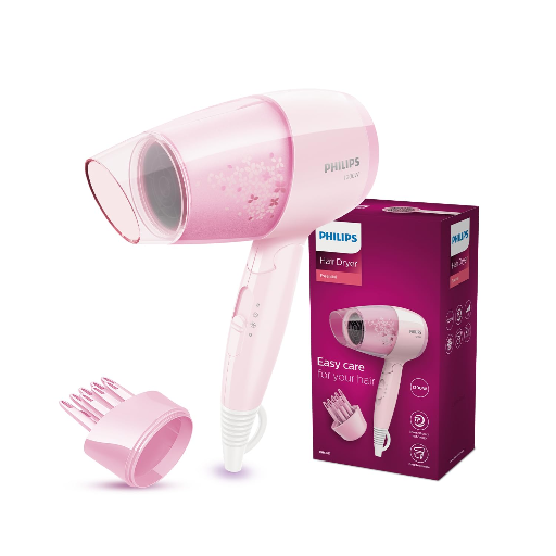 Philips Hair Dryer Thermoprotect 1200 Watts with Air Concentrator + Diffuser Attachment - Pink-https://media.vyaparify.com/vcards/products/257717/product_1748241090_68340ac24eaa1.png Image