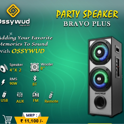 Ossywud Bravo Plus Party Speaker 90W-https://media.vyaparify.com/vcards/products/257860/product_1748242878_683411be2a768.png Image