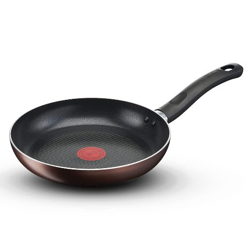 Tefal Day by Day Non Stick Frypan, Smart Thermo Signal Temperature Indicator Technology, Titanium Coating, Black, DDFP-24cm-https://media.vyaparify.com/vcards/products/258949/product_1748260872_68345808edb27.png Image