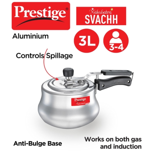 Prestige Nakshatra Svachh handi cooker 3L Induction Bottom Pressure Cooker (Aluminium)-https://media.vyaparify.com/vcards/products/259026/product_1748263459_68346223a768a.png Image