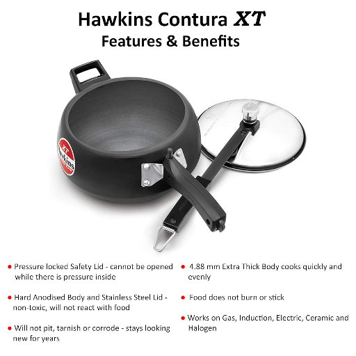 Hawkins Contura Black XT (CXT35) 3.5 L Induction Bottom Pressure Cooker | Hard Anodized-https://media.vyaparify.com/vcards/products/259044/product_1748264206_6834650e45bbf.png Image