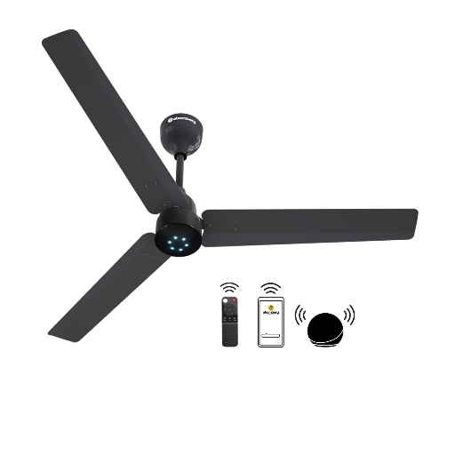 atomberg Renesa Smart 1200mm BLDC Ceiling Fan with IoT & Remote | Energy Efficient Ceiling Fan | Ceiling fan for Living Room | High Air Delivery with LED Indicators (Pebble Grey)-https://media.vyaparify.com/vcards/products/259168/product_1748270069_68347bf55e22d.png Image