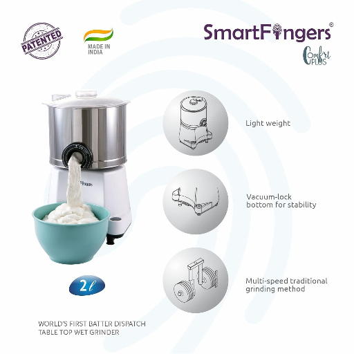 Smart Fingers Comfort Plus 2 Ltr Wet Grinder-https://media.vyaparify.com/vcards/products/261228/product_1748352804_6835bf2462c93.png Image