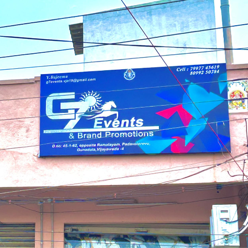  G7EVENTS G7 EVENTS AND BRAND PROMOTIONS 45-1-62 PADAVALAREVU, Vijayawada, Andhra Pradesh, 520004