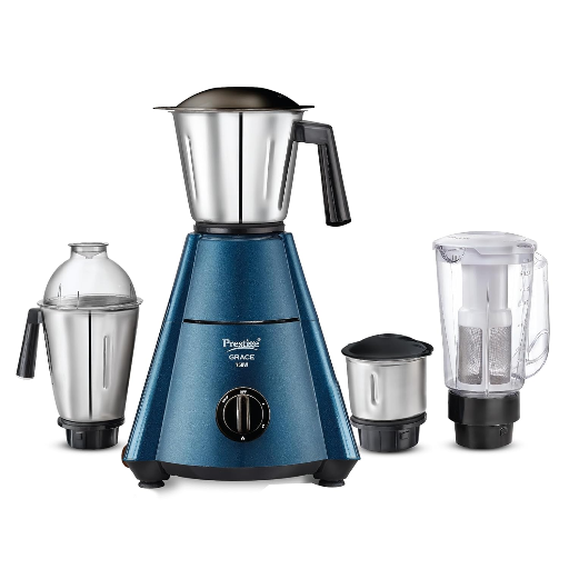 Prestige Grace 750W 4 Jars Mixer Grinder with 3 Stainless Steel Jars & 1 Juice Extracter Jar-https://media.vyaparify.com/vcards/products/273520/product_1748959514_683f011a354f7.png Image
