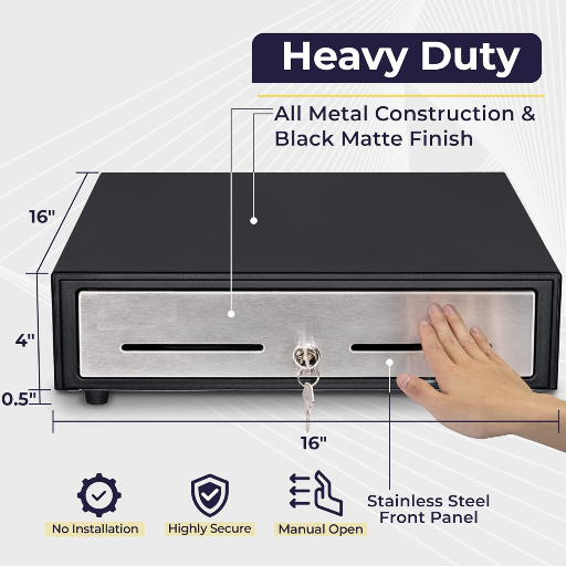 ELECTRONIC CASH DRAWER TRAY-450A-https://media.vyaparify.com/vcards/products/285372/product_1749354144_684506a0d81a2.png Image