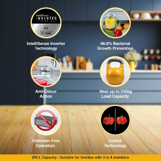 Whirlpool 259 L 2 Star IntelliFresh Inverter Frost Free Inverter Double Door Refrigerator (IF INV ELT 305GD CRYSTAL BLACK (2S) TL-https://media.vyaparify.com/vcards/products/289060/product_1749828525_684c43ad6b9db.png Image