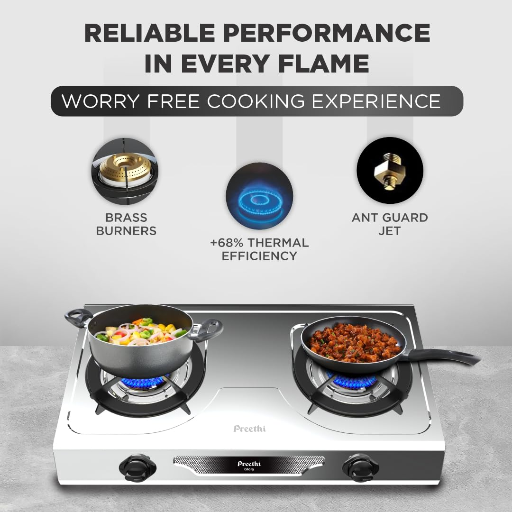 Preethi Glory 2 Burner Gas stove Stainless Steel-https://media.vyaparify.com/vcards/products/296689/product_1750517335_6856c65780ee5.png Image