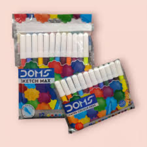 Doms Water Colour Pens (sketch pens)-https://media.vyaparify.com/vcards/products/297711/product_1750950671_685d630fd5967.png Image