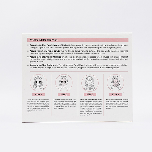 Assure Insta Glow Facial Kit-https://media.vyaparify.com/vcards/products/303375/product_1752228652_6870e32cd948c.png Image