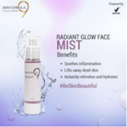 SKIN FORMULA 9 RADIANT GLOW FACE MIST-https://media.vyaparify.com/vcards/products/303945/product_1752338933_687291f5306f4.png Image