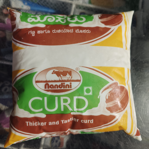  Nandini Curd 500ml Pack SONA PROVISION STORE NO 86 5TH CROSSSHAMANNA LAYOUTLINGARAJAPURAM