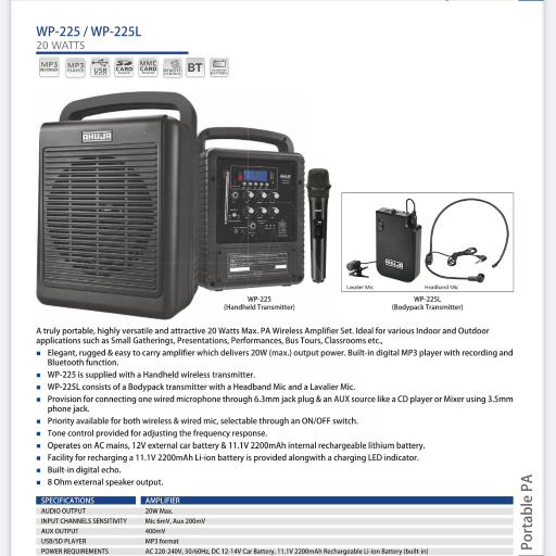 Ahuja WP-225-https://media.vyaparify.com/vcards/products/317326/product_1753968417_688b6f21820fc.png Image