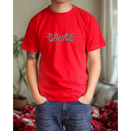 Classic Fit Men’s Red Cotton T-Shirt – Custom Printing in Umbergaon & Valsad-https://media.vyaparify.com/vcards/products/317657/product_1754029804_688c5eecf1ef9.png Image