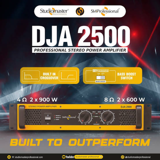 SMPROFESSIONAL DJA2500 POWER AMPLIFIER-https://media.vyaparify.com/vcards/products/323664/product_1754580743_6894c707c3bf4.png Image