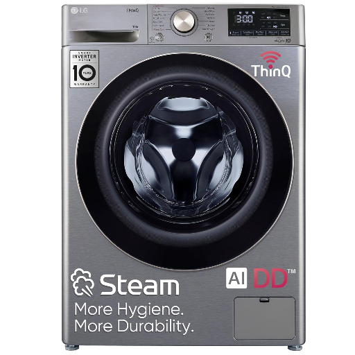LG 10Kg Front Load Washing Machine, AI Direct Drive™, Middle Black(FHP1410Z5M)-https://media.vyaparify.com/vcards/products/324493/product_1754730751_689710ff7bb0a.png Image