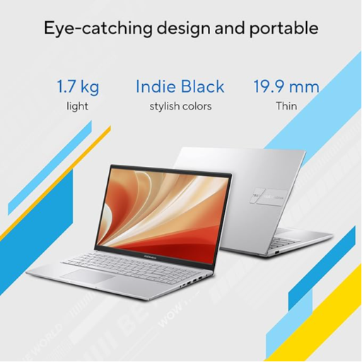 ASUS Vivobook 15, Intel Core i3-1315U 13th Gen, 15.6" (39.62 cms) FHD, Thin and Light Laptop (8GB RA-https://media.vyaparify.com/vcards/products/324545/product_1754742592_68973f4079bfd.png Image