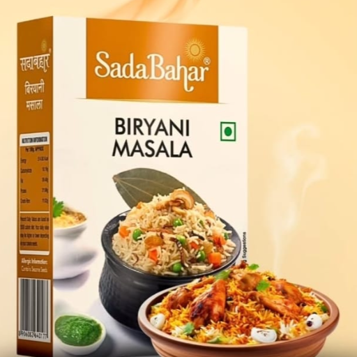  Biryani Masala SHREE SANWARIYA TRADING COMPANY KAZI CHOWK TARANA TARANA UJJAIN TARANA 456665 LANDMARK Police Station Ke Samne Tarana