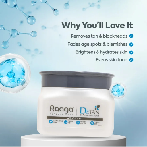 Raaga Professional De Tan Removal Creme with Kojic & Milk (500gm)(MRP-1375)-https://media.vyaparify.com/vcards/products/329831/product_1755419687_68a1942755186.png Image