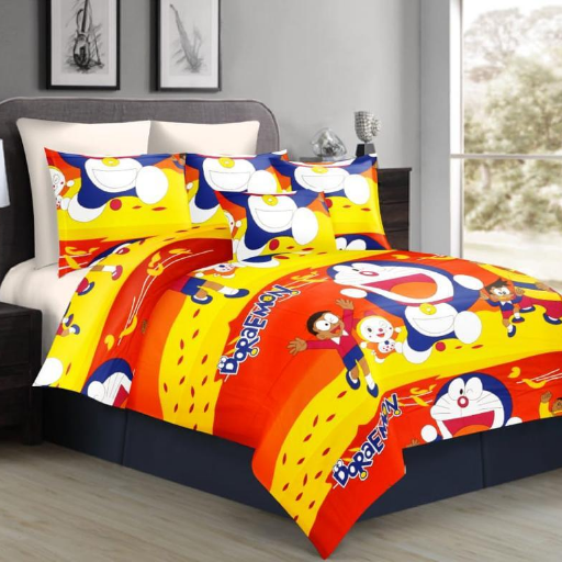 Kids Cartoon Series 100% Pure Cotton King Size Bedsheets-https://media.vyaparify.com/vcards/products/335151/product_1756188300_68ad4e8c65739.png Image