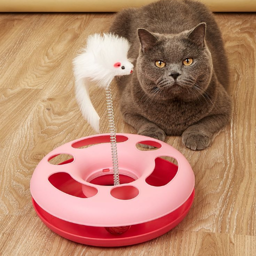 Woofy Catch The Mouse Motion Cat Toy 360°-https://media.vyaparify.com/vcards/products/336939/product_1756415867_68b0c77b34b28.png Image