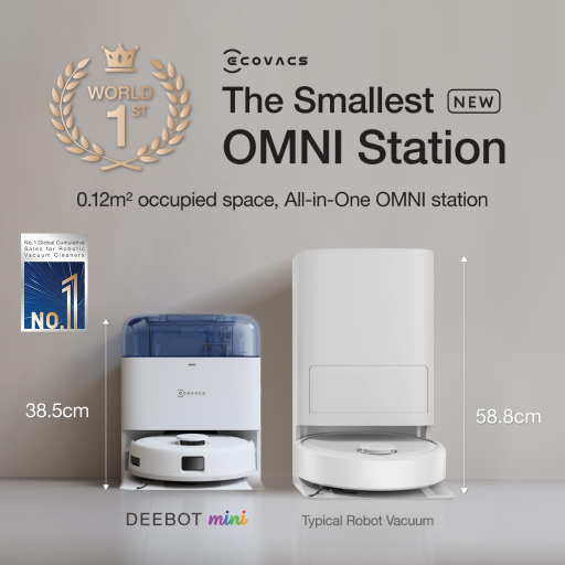 ECOVACS DEEBOT MINI OMNI 2 in 1 Robot Vacuum Cleaner & Mop-https://media.vyaparify.com/vcards/products/338178/product_1756626615_68b3feb716cad.png Image