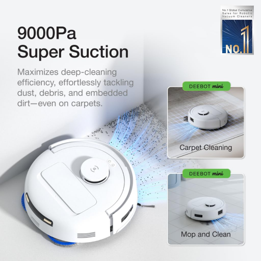 ECOVACS DEEBOT MINI OMNI 2 in 1 Robot Vacuum Cleaner & Mop-https://media.vyaparify.com/vcards/products/338179/product_1756626615_68b3feb74f4a2.png Image