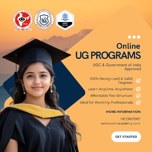  BBA Correspondence (Online BBA Degree) SAMRUDDHI ACADEMY 1ST FLOOR DAIRYCHIKKANNABUILDING COLLEGE ROAD M V EXTENSION HOSKOTE WELLCOME MART OPPOSITE