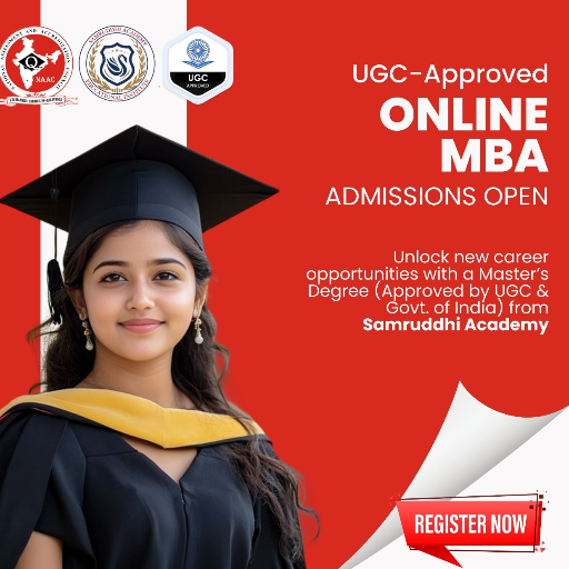  MBA Correspondence (Online MBA) SAMRUDDHI ACADEMY 1ST FLOOR DAIRYCHIKKANNABUILDING COLLEGE ROAD M V EXTENSION HOSKOTE WELLCOME MART OPPOSITE