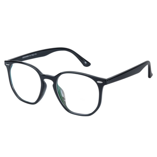 Black Hexagon Rimmed Eyeglasses - L106 c2-https://media.vyaparify.com/vcards/products/355414/product_1758115630_68cab72e56013.png Image