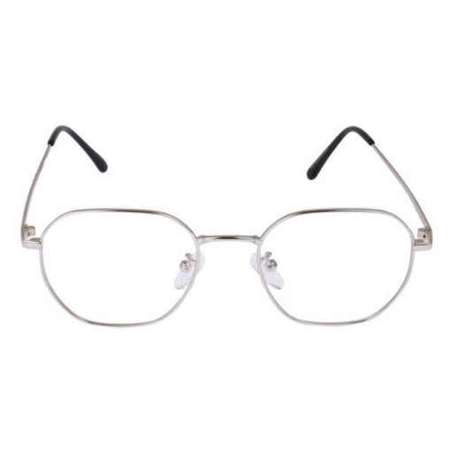  Silver Hexagon Metal Eyeglasses - L3143 SARASWATI OPTICALS A 43ALI EXTNSARITA VIHAR NEAR JAGDAMBA PANEER BHANDAR