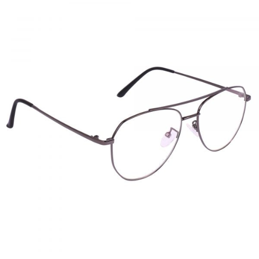 GREY Aviator Metal Eyeglasses - L3134-https://media.vyaparify.com/vcards/products/355549/product_1758125941_68cadf752e4a9.png Image