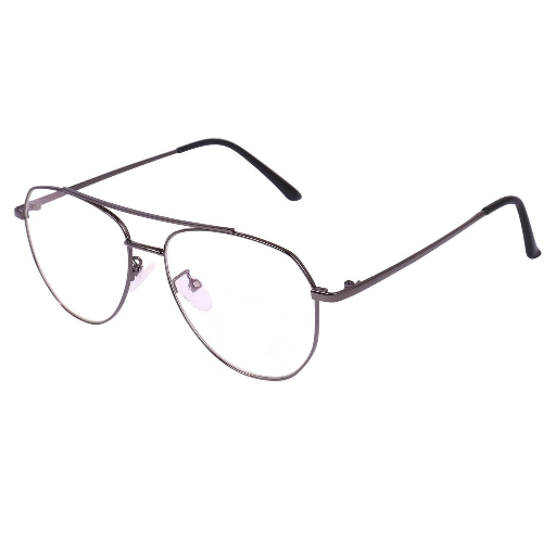 GREY Aviator Metal Eyeglasses - L3134-https://media.vyaparify.com/vcards/products/355550/product_1758125941_68cadf7543f73.png Image