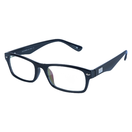 Black Wayfarer Rimmed Eyeglasses - L3109-C2-https://media.vyaparify.com/vcards/products/355641/product_1758167111_68cb8047106fe.png Image