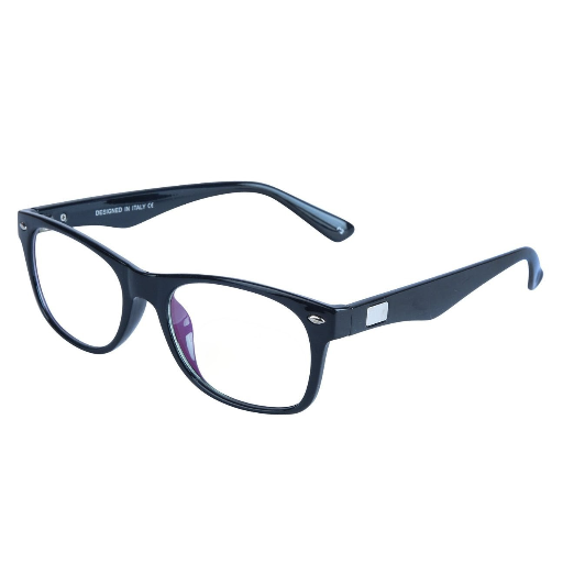Black Wayfarer Rimmed Eyeglasses - L3108-C2-https://media.vyaparify.com/vcards/products/355650/product_1758168078_68cb840eee279.png Image