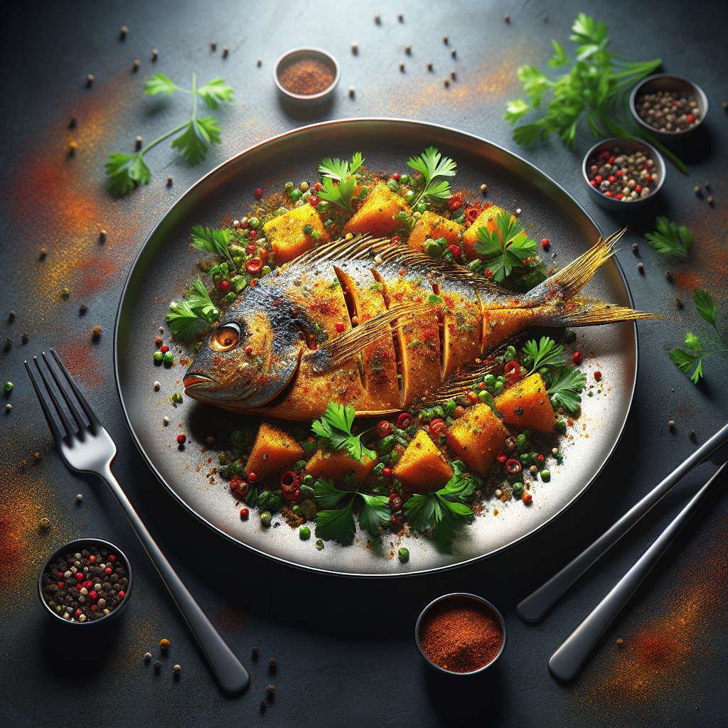  Pomfret masala fry THE BEACH HOUSE CANDOLIM 827 Camoti Vado, Candolim, Goa, 403515