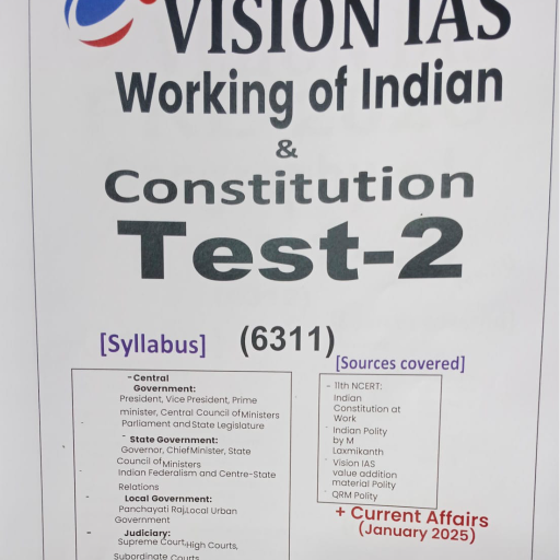 VISION IAS,WORKING OF INDIAN &CONSTITUTION (TEST -2)-https://media.vyaparify.com/vcards/products/356946/product_1758194736_68cbec30dad38.png Image