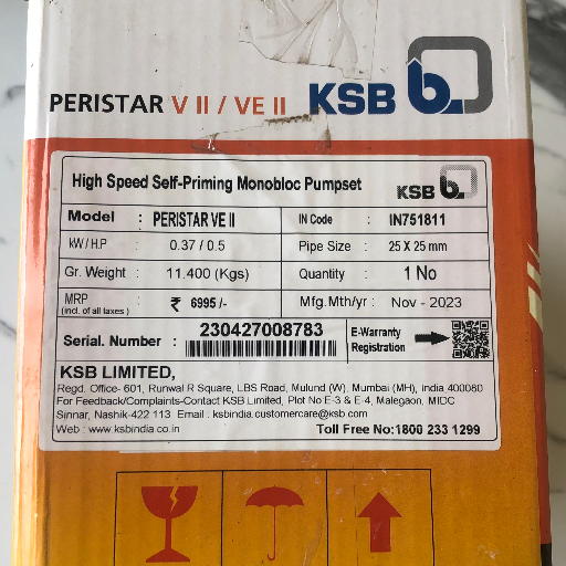 KSB 0.5HP PERISTAR VE II MONOBLOCK-https://media.vyaparify.com/vcards/products/357006/product_1758195556_68cbef6416a1d.png Image