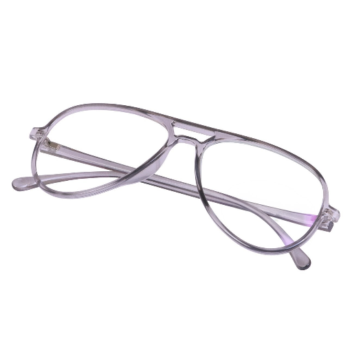 Transparent Grey Rimmed Aviator Eyeglasses - L2788-C31-https://media.vyaparify.com/vcards/products/357271/product_1758208033_68cc2021b6c24.png Image