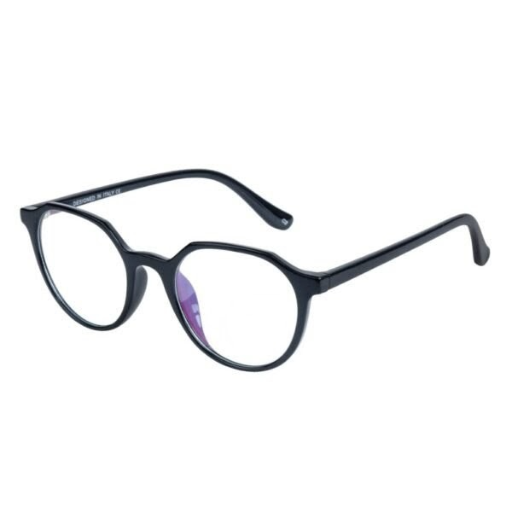 Black Hexagon Rimmed Eyeglasses - L108-C2-https://media.vyaparify.com/vcards/products/357305/product_1758214152_68cc38087980a.png Image