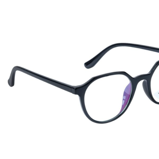 Black Hexagon Rimmed Eyeglasses - L108-C2-https://media.vyaparify.com/vcards/products/357308/product_1758214152_68cc3808a40e0.png Image