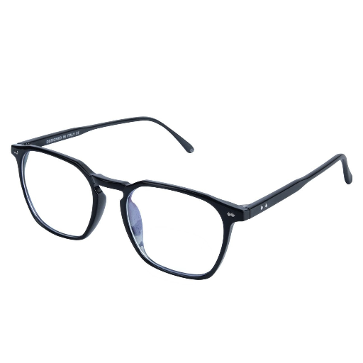 Black Hexagon Rimmed Eyeglasses - L110-C2-https://media.vyaparify.com/vcards/products/357313/product_1758214427_68cc391bae931.png Image