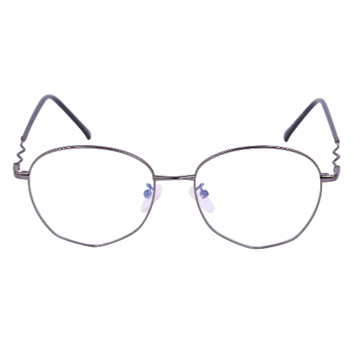 Vintage Black & Silver Hexagon Metal Eyeglasses - L35014-https://media.vyaparify.com/vcards/products/358676/product_1758295464_68cd75a84e865.png Image