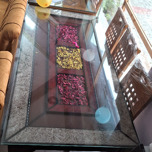  Dinning table with 6chairs THE COZY CORNER C O THE COZY  CORNER HANS KHERA  2819 SUNDER VIHAR COLONY DEVPUR PARA  LANDMARK LUCKNOW